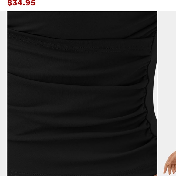 Halara cropped tank top black small - Picture 9 of 11